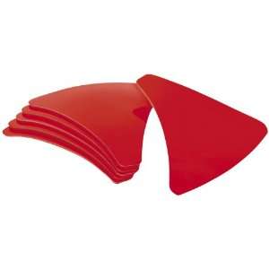  ITP System 6 Wheel Inserts   Red Automotive