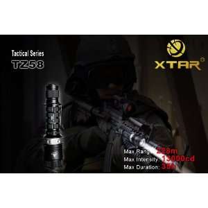  XTAR TZ58 CREE XM L U2 3 Mode Tactical LED Flashlight 