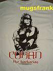 Conan the Barbarian War Paint Arnold Schwarzenegger White T Shirt 