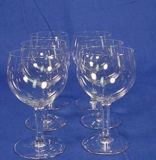 Vintage Baccarat White Wine Glasses AVRANCHES  