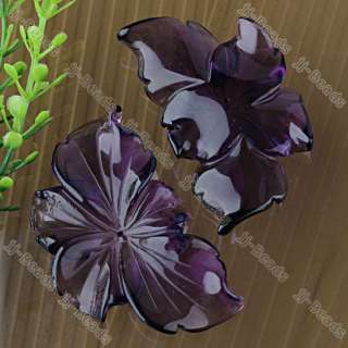 12g Gorgeous Purple Butterfly Carved Pendant 50X33MM  
