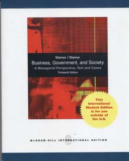   , Government and Society by John Steiner 13E(G) 9780078112676  