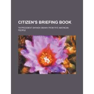  Citizens briefing book to President Barack Obama from 