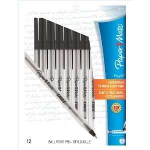   Ballpoint Pens, 12 Black Ink Pens (70610) (3 Pack): Office Products
