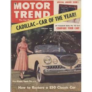 : Motor Trend Vol. 5 No. 2 February 1953 Cadillac   Car Of The Year 