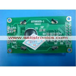 HD44780 16x2 LCD module Blue backlight+Free pin header  