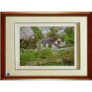   Framed Chinese Silk Embroidery: Landscape 18.5x22.5 Home & Kitchen