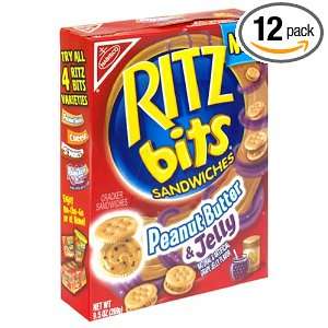 Ritz Bits Peanut Butter & Jelly Sandwichies, 9.5 Ounce Units (Pack of 