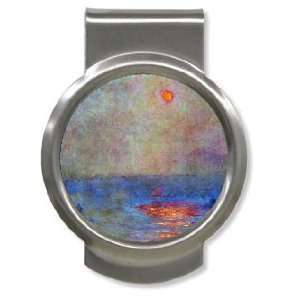   Bridge The Sun in the Fog By Claude Monet Money Clip: Office Products