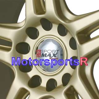 18 XXR 502 Gold Wheels Rims Mazda 3 5 6 Galant Matrix  