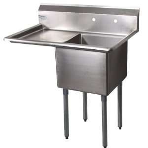 Elkay SSP   One (1) Compartment Sink   Left Drainboard   38.5 Wide X 