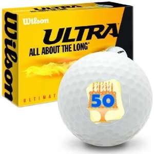 50th Birthday   Wilson Ultra Ultimate Distance Golf Balls:  