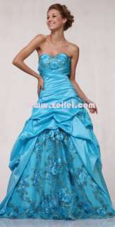 1816 Strapless Quinceañera Pageant Prom Formal Gown Occasion Dress 