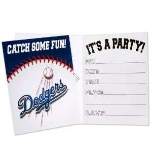  Los Angeles Dodgers Invitations (8 count): Toys & Games