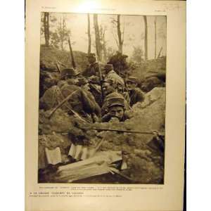  1915 Trench Calonne Troops Soldiers Ww1 War French