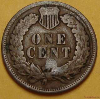 1902 INDIAN HEAD CENT PENNY A7719 VERY GOOD VG COIN  