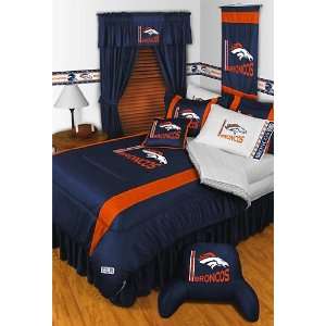 NFL Denver Broncos Comforter Set 3 Pc Queen Full Bedding:  
