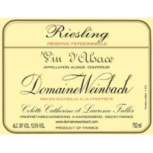   Weinbach Reserve Personnelle Riesling 750ml Grocery & Gourmet Food