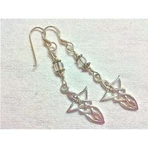 Celtic Dagger Sterling Silver Earrings: Jewelry