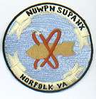 US NAVY PATCH, NUWPN SUPANX, NORFOLK VIRGINIA items in GI PATCHES 4 