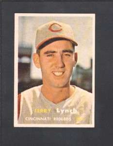 1957 TOPPS Baseball #358 JERRY LYNCH..NM/MT  