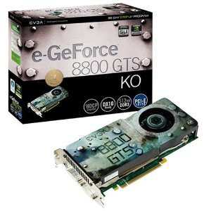  eVGA e GeForce 8800 GTS KO Edition 512MB DDR3 PCI Express 