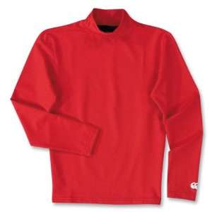  Canterbury IonX Tight Mock Long Sleeve Shirt RED: Sports 