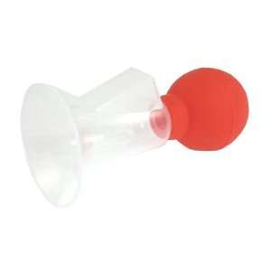   Manual Red Rubber Squeezing Pumping Suction Milk Breast Pump Baby