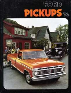 1974 74 Ford Pickup truck original sales brochure  