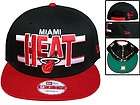 Miami Heat SNAPBACK hat New Era team colors retro bars style edition 