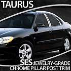 1997 2004 Ford Taurus 6pc. SES Chrome Pillar Post Trim (Fits 2002 