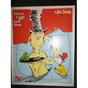    Dr. Seuss Green Eggs and Ham 9 piece Jigsaw Puzzle: Toys & Games