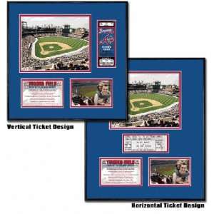  Atlanta Braves   Turner Field   Ballpark Ticket Frame 