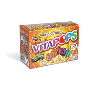  Kangaroo Kids VitaPops, Assorted Flavors, 30 Count Boxes 