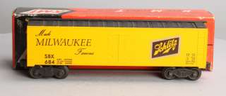 KMT 684 O Gauge Schlitz Yellow Box Car EX /Box  