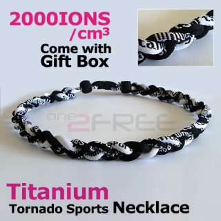  20 ionic titanium baseball sports tornado necklace 15 colors u pick 