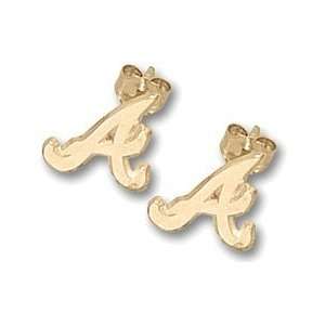 Atlanta Braves 14K Gold Dangle Earrings
