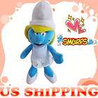The Smurfs Smurfette Cartoon 2011 Movie Plush Toy Doll 
