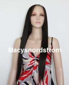 Lace Front 100% Indian Remy Human Hair Wig 28 Yaki  