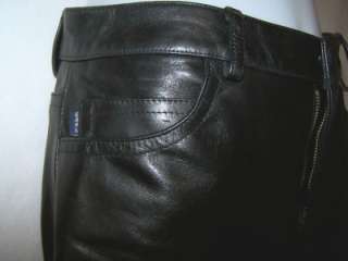 NWT $522 EARL JEANS Leather Pants BARNEYS LuxeRocker~26  