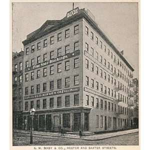  1893 Print S. M. Bixby & Company Building New York City 