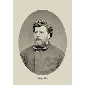  George Bizet   12x18 Framed Print in Black Frame (17x23 