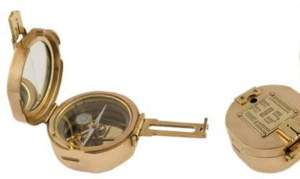 Classic Survey Mirrored Compass  