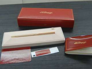 St. Dupont Classic Gold Ring Ballpoint Pen NEW IN BOX  