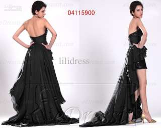 2011 New Arrive Strapless Prom Dress Formal Gown Evening Dresses V 