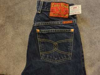 LUCKY BRAND Vintage 286 Classic/Mid Rise Boot Cut Cotton Jeans sz 4 