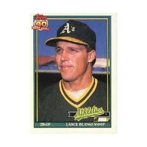  1991 Topps #411 Lance Blankenship