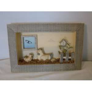  Wooden Chicken Window Box with Picture Opening Everything 