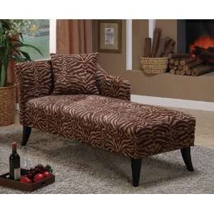   Tiger Chenille Chaise   Low Price Guarantee.