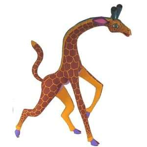  Giraffe Oaxacan Wood Carving 19 Inch